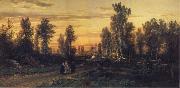 Ivan Shishkin Eventide oil on canvas